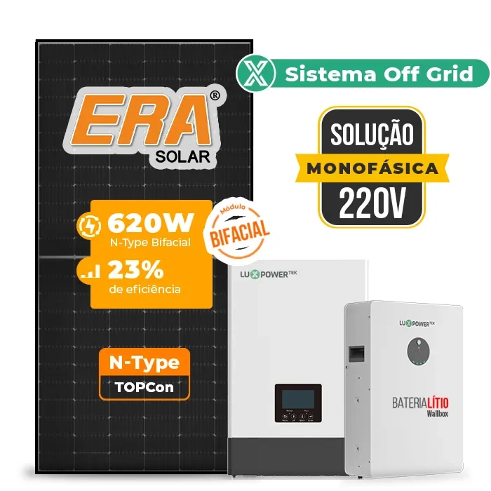 Gerador 2.48 kwp Solar Retrofit Luxpower