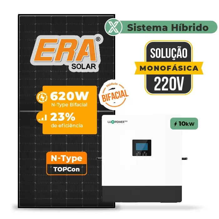 Gerador de Energia Solar 11.16 kwp Hibrido Luxpower sem Bateria