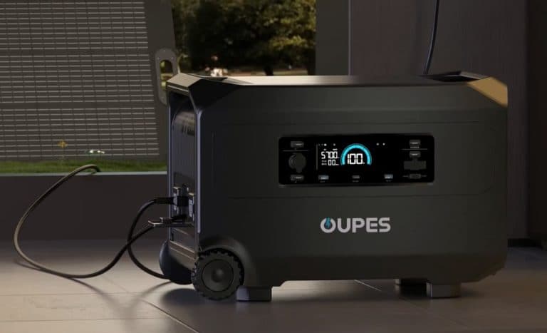 Estação Solar Bifásica 127/220v Bateria LiFePo4 4,6kwh UPS/MPPT Portátil Preta