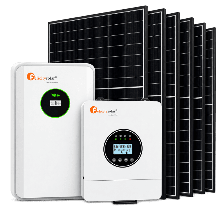 Kit Backup Residencial 5,12kWh Felicity 5 Painel Solar 430W